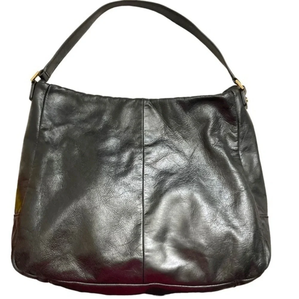 Tory Burch black leather shoulder bag